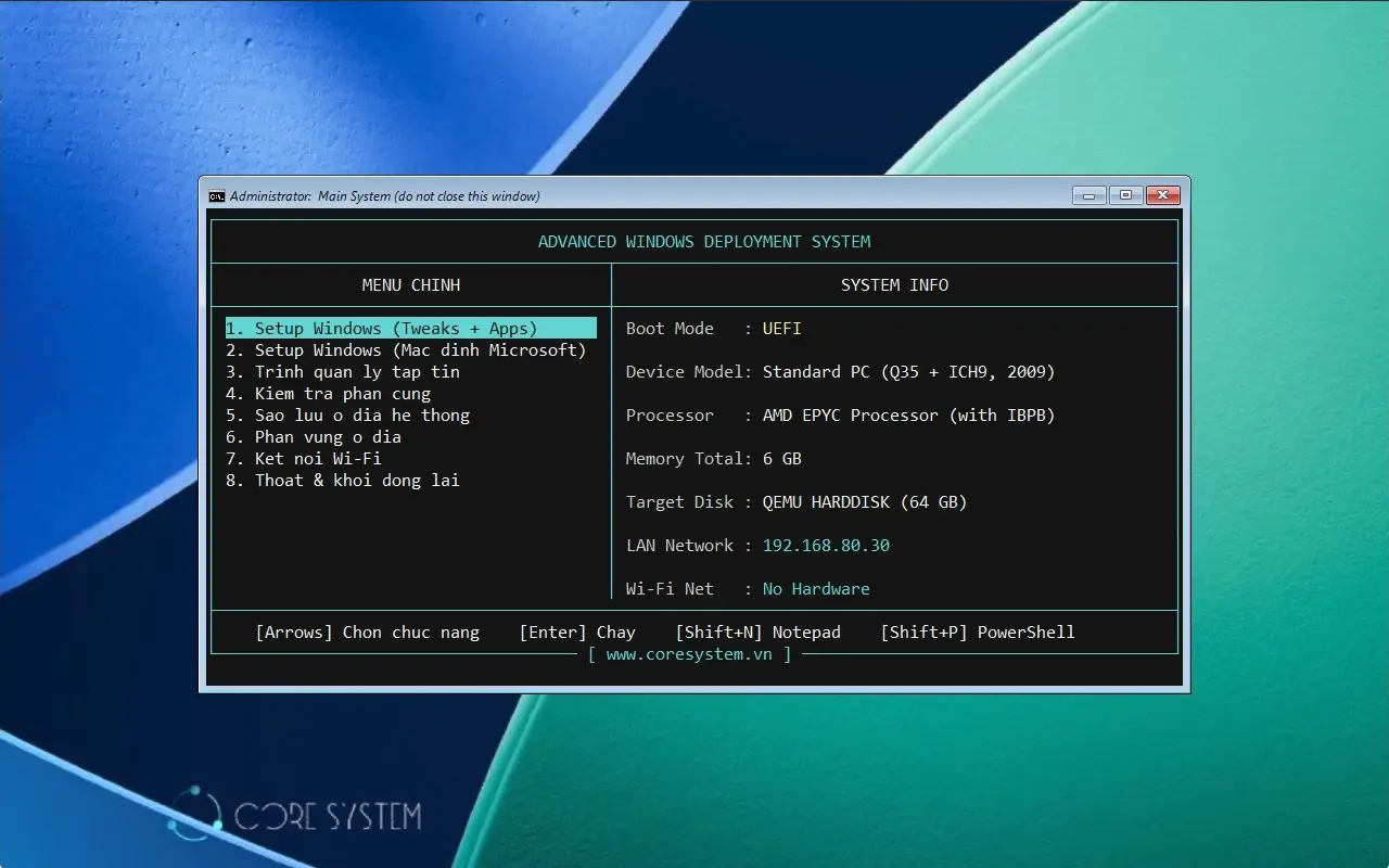 Boot-screen